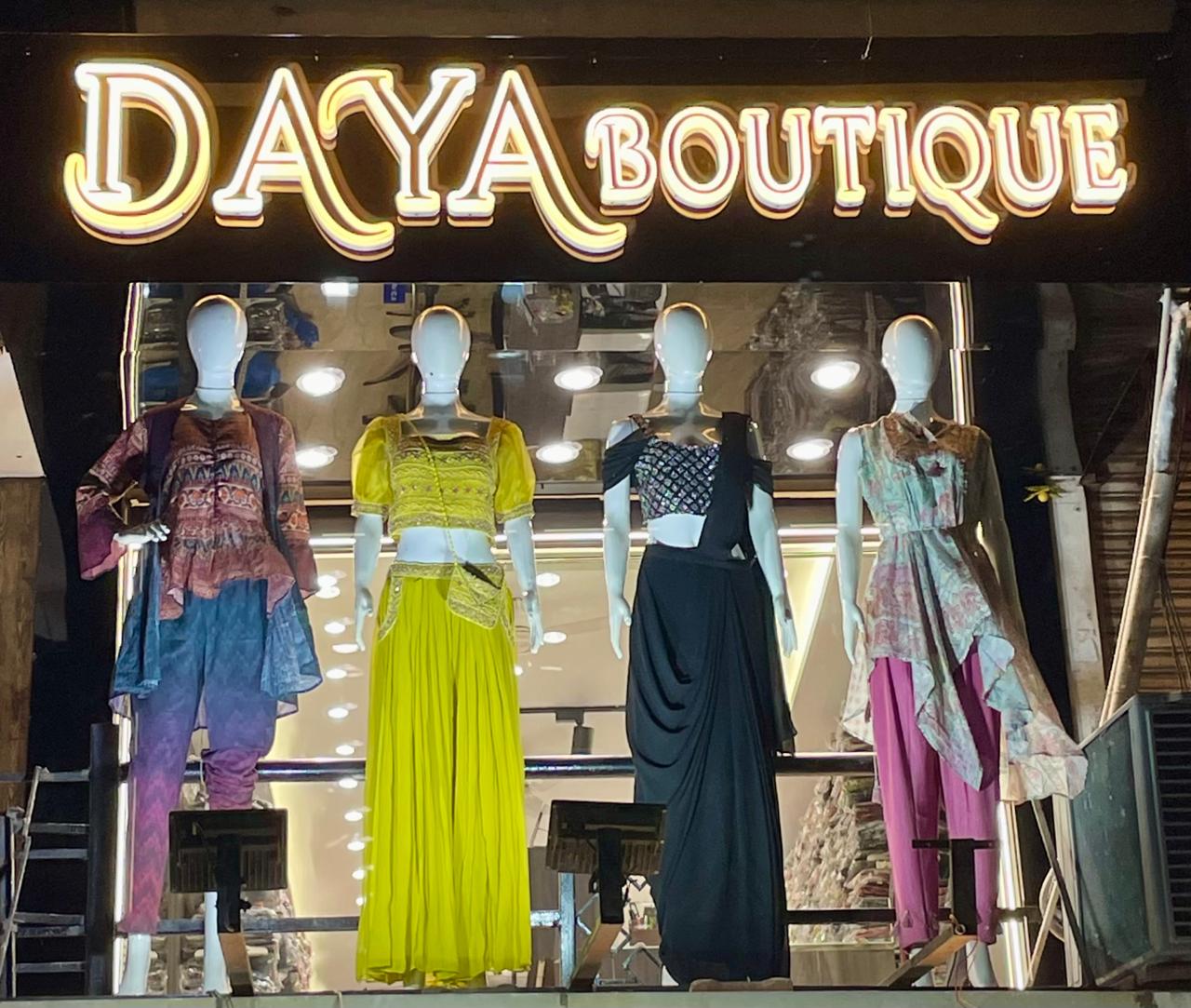 Elegant boutique storefront